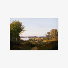 View of the Hill at Skanderborg Castle, Jutland, and the Memorial to frederik VI by Andreas Juuel - thumbnail_0_nf_67674e7bb7c995d9501641d2