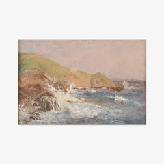 Rough Sea on a Rocky Coast, Capri by Christen Købke - thumbnail_0_nf_67674ef8b7c995d9501641e4