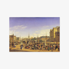 View from Gammel Strand towards Christiansborg by Heinrich Hansen - thumbnail_0_nf_67674f7ab7c995d9501641f9