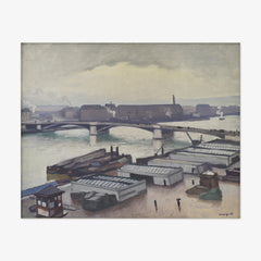 Quai de Paris at Rouen. Rainy Weather by Albert Marquet - thumbnail_0_nf_67675048b7c995d950164216