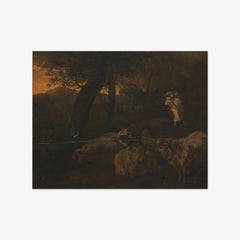 Flock of Sheep in a Wood by Jacob van der Does the Elder - thumbnail_0_nf_6767507bb7c995d95016421e