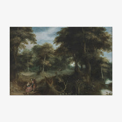 Wooded Landscape with Judah and Tamar by Jasper van der Lanen - thumbnail_0_nf_6767509db7c995d950164224