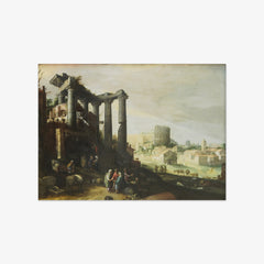 Landscape with a View of Campo Vaccino in Rome by Willem van Nieulandt the Younger - thumbnail_0_nf_676750a3b7c995d950164225