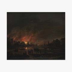 Fire at a Village by Night by Aert van der Neer - thumbnail_0_nf_67675161b7c995d95016423e