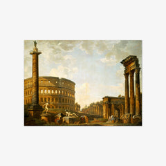 Roman Capriccio: The Colosseum and Other Monuments by Giovanni Paolo Panini - thumbnail_0_nf_676ede86e83ae7ff01b299ad