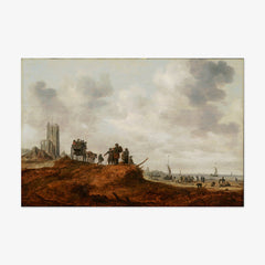 The Old Church at Egmond aan Zee by Jan van Goyen - thumbnail_0_nf_676edfdfe83ae7ff01b299da