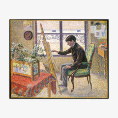 Interior of the Studio by Lucien Pissarro - thumbnail_0_nf_676ee006e83ae7ff01b299de