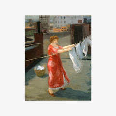 Red Kimono on the Roof by John Sloan - thumbnail_0_nf_676ee8dfe83ae7ff01b29a74