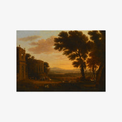 Landscape with the Father of Psyche Sacrificing at the Milesian Temple of Apollo by Claude Lorrain - thumbnail_0_nf_676eeb1de83ae7ff01b29aeb