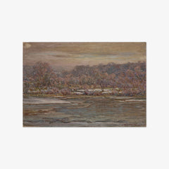 A Grey Frosty Morning, Sketch, Brookville by J. Ottis Adams - thumbnail_0_nf_676eeb7ce83ae7ff01b29afe