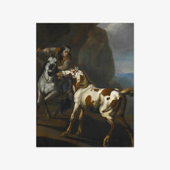 Indian taming a horse by Johann H. Roos - thumbnail_0_nf_676eebcce83ae7ff01b29b0f