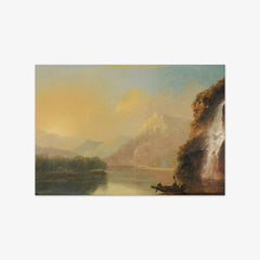 Waterfall in Dusky Bay with Maori canoe by William Hodges - thumbnail_0_nf_6845fb42489bc5bada5cf6f7