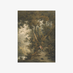 A scene in the woods at Bolton Abbey, Yorkshire by James Bourne - thumbnail_0_nf_684604c5489bc5bada5cf766