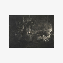 The adoration of the shepherds: a night piece by Rembrandt van Rijn - thumbnail_0_nf_6846061e489bc5bada5cf778