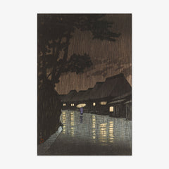 Rain at Maekawa, Sochu by Kawase Hasui - thumbnail_0_nf_6846083f489bc5bada5cf78a
