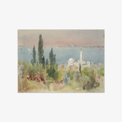 Lake scene by Hercules Brabazon - thumbnail_0_nf_68460a56489bc5bada5cf7a0