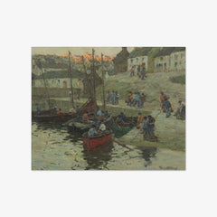 Fishermen at sundown, Audierne, Brittany by Terrick Williams - thumbnail_0_nf_6846a4021483fa5b35558fc9