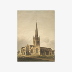 S.W. view of St. Helen's Church, Abingdon, Berkshire by John Buckler - thumbnail_0_nf_6846b0f21483fa5b355590b6