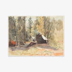 Hut of the "Italian party", old diggings on Buller by James Crowe Richmond - thumbnail_0_nf_6846b1221483fa5b355590bf