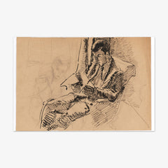 Sketch of Cornelius Kauders (Peter During) by Gertrud Kauders - thumbnail_0_nf_6846b4a21483fa5b3555911b
