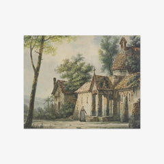 Old church among trees by A Blanchard - thumbnail_0_nf_6846b57d1483fa5b35559144