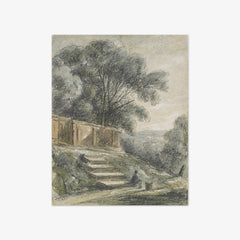 Landscape with sloping steps by John Laporte - thumbnail_0_nf_6846d93e1483fa5b3555915e