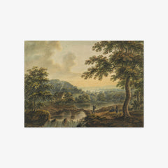 Landscape with bridge and waterfall by Thomas Walmsley - thumbnail_0_nf_6846d9a71483fa5b3555916b