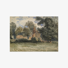 Landscape with trees and cottage by David Cox the Elder - thumbnail_0_nf_6846da7e1483fa5b3555917f