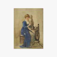 Woman spinning by John Parker - thumbnail_0_nf_6846da871483fa5b35559180