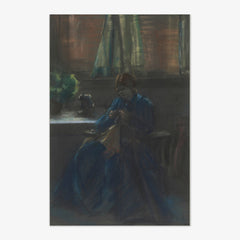 Woman in blue by Mina Arndt - thumbnail_0_nf_6846dcaf1483fa5b355591a8