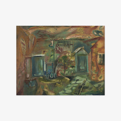 Purbeck courtyard, early afternoon by Frances Hodgkins - thumbnail_0_nf_6846ddb11483fa5b355591b8