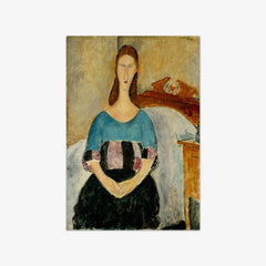 Portrait of Jeanne Hebuterne, Seated by Amedeo Modigliani