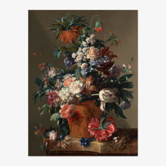 Vase of Flowers by Jan van Huysum