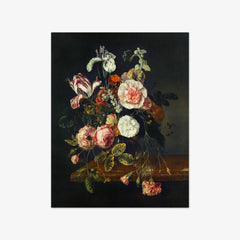 Still Life with Flowers by Jacob van Walscapelle