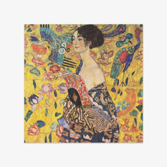 Woman with a Fan by Gustav Klimt