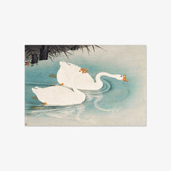 Geese amid Reeds by Ohara Koson