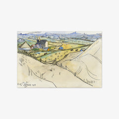 View from the dunes on Koog in Texel by Jan Toorop