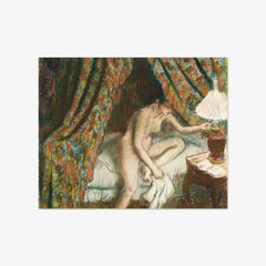 Naked woman in bed. Retiring by Edgar Degas