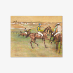 Race Horses by Edgar Degas