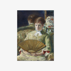 Woman with a Fan by Mary Cassatt