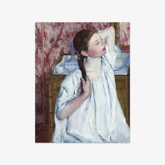Girl Arranging Her Hair by Mary Cassatt