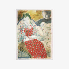On the pale silver sofa by Maurice Denis