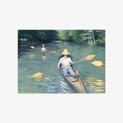 Skiffs by Gustave Caillebotte