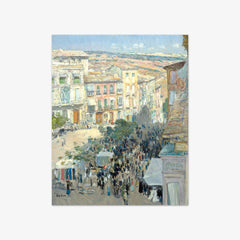 View of a Southern French City by Frederick Childe Hassam