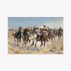 Dismounted: The Fourth Troopers Moving the Led Horses by Frederic Remington