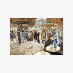 Fun fair, boulevard de Clichy by Louis Abel-Truchet
