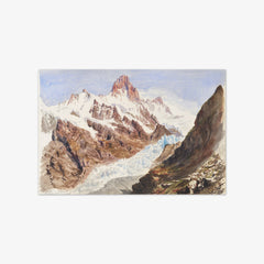 Schreckhorn, Eismeer from Splendid Mountain Watercolours by John Singer Sargent