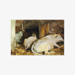 Three Oxen by John Singer Sargent