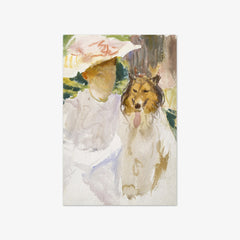 Woman with Collie by John Singer Sargent