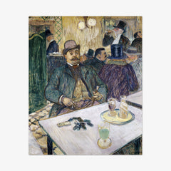 Monsieur Boileau at the Café by Henri de Toulouse–Lautrec